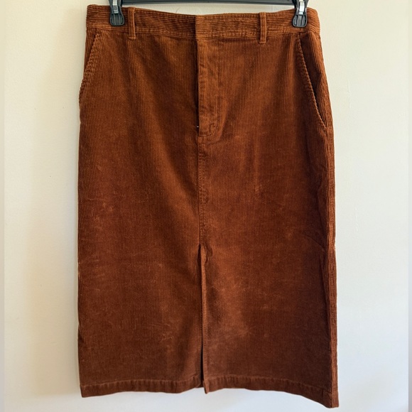 Gap Corduroy midi with front slit - Picture 6 of 8